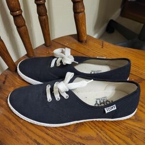 Tommy Black Canvas Sneakers